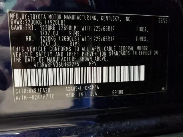 2025 TOYOTA RAV4 XLE  