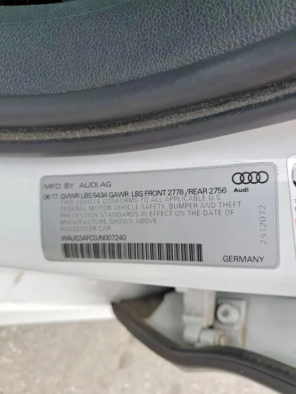 2018 AUDI A6 PREMIUM PLUS  