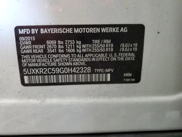 2016 BMW X5 SDRIVE35I  