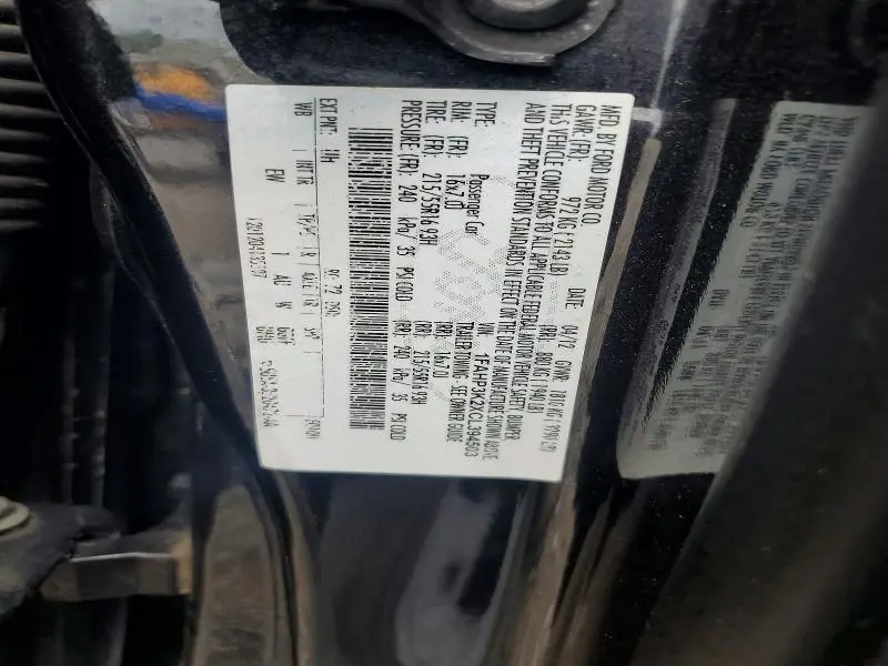 2012 FORD FOCUS SE  