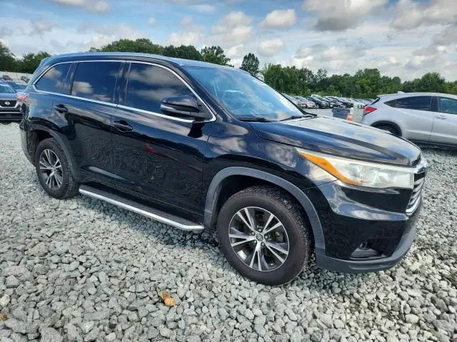 2016 TOYOTA HIGHLANDER XLE  