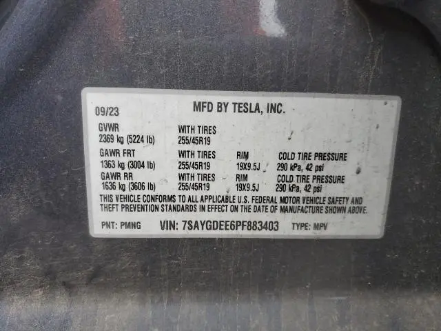 2023 TESLA MODEL Y   
