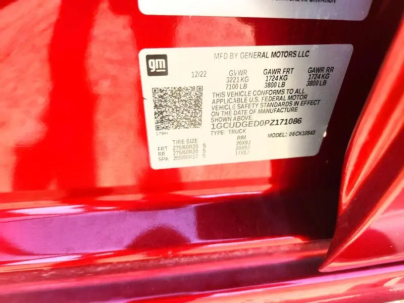 2023 CHEVROLET SILVERADO K1500 LTZ  