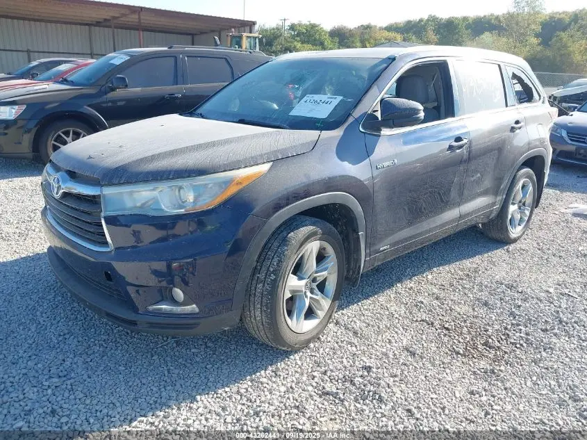 2016 TOYOTA HIGHLANDER HYBRID LIMITED