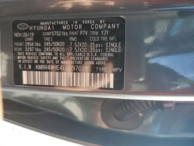 2020 HYUNDAI PALISADE SEL  