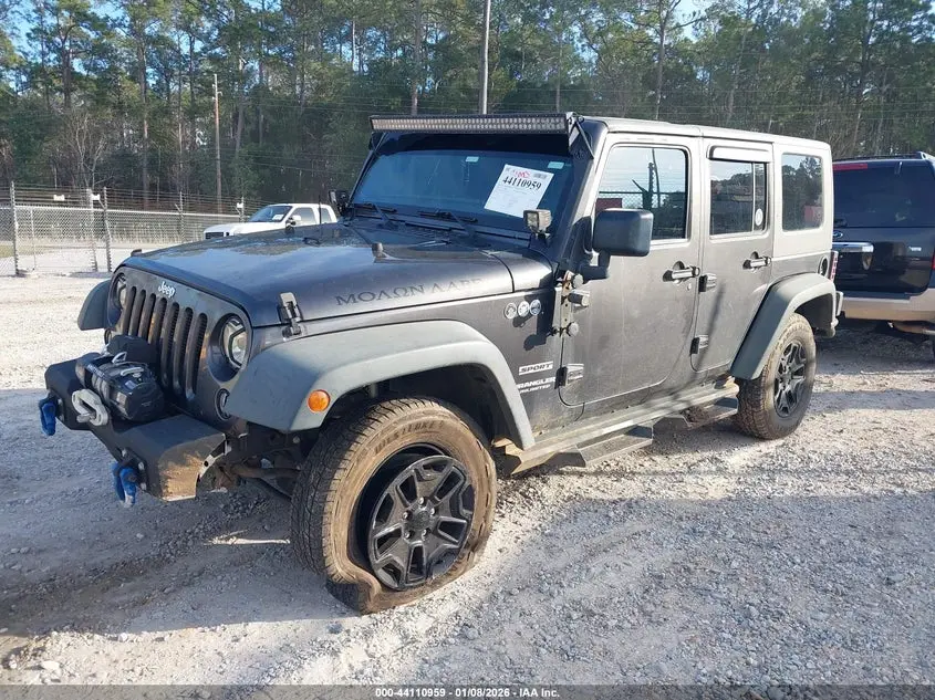 2017 JEEP WRANGLER UNLIMITED SPORT 4X4