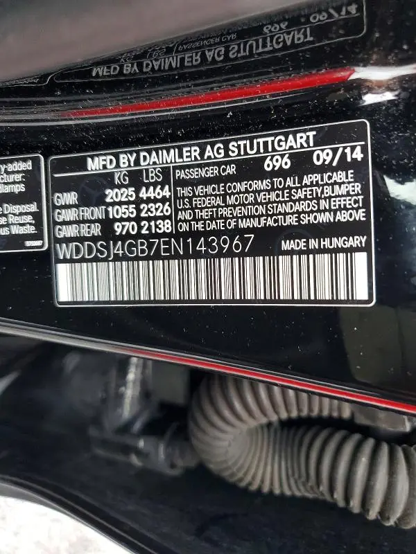 2014 MERCEDES-BENZ CLA 250 4MATIC  