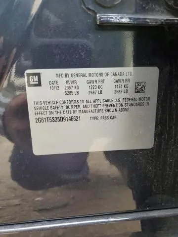 2013 CADILLAC XTS PREMIUM COLLECTION  