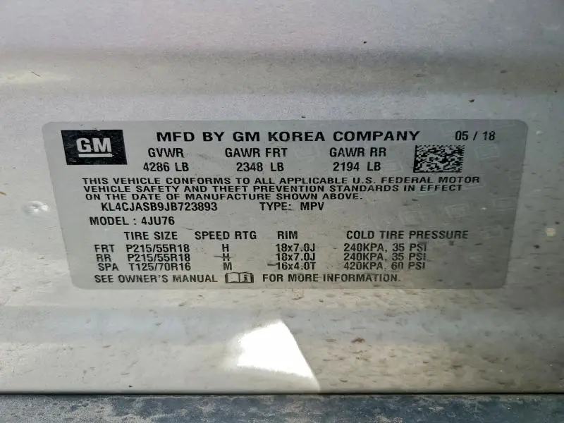 2018 BUICK ENCORE PREFERRED  