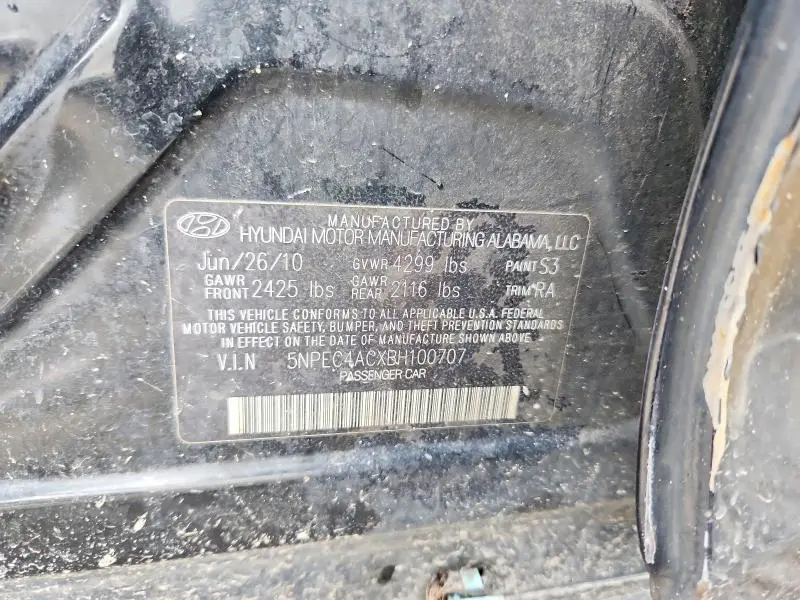 2011 HYUNDAI SONATA LIMITED  