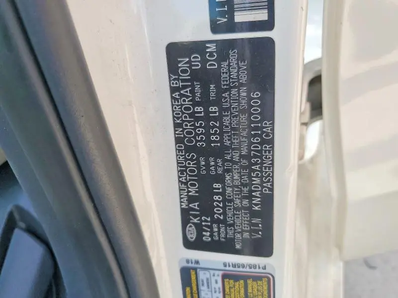 2013 KIA RIO LX  