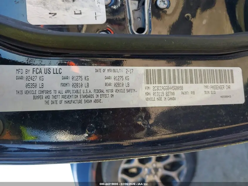 2017 CHRYSLER 300 300S AWD
