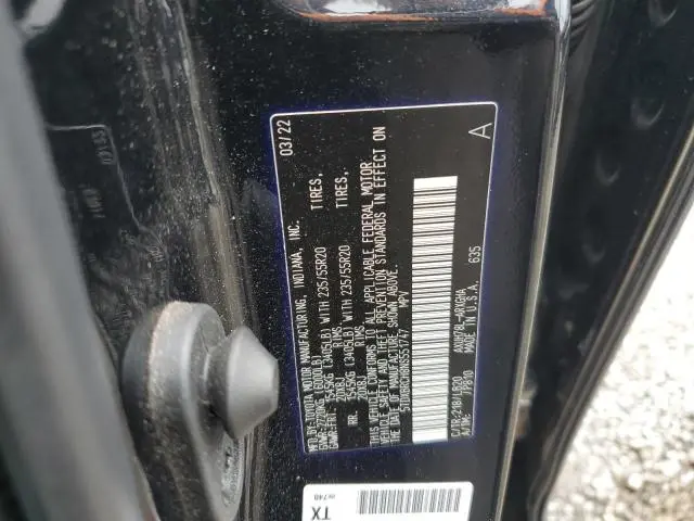 2022 TOYOTA HIGHLANDER HYBRID LIMITED  