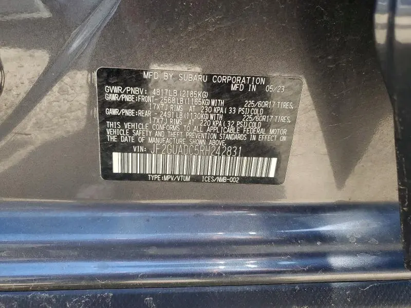 2024 SUBARU CROSSTREK PREMIUM  