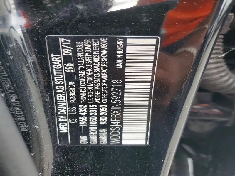 2018 MERCEDES-BENZ CLA 250  