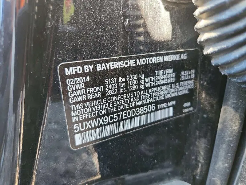 2014 BMW X3 XDRIVE28I  
