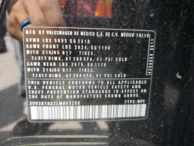 2020 VOLKSWAGEN TIGUAN SE