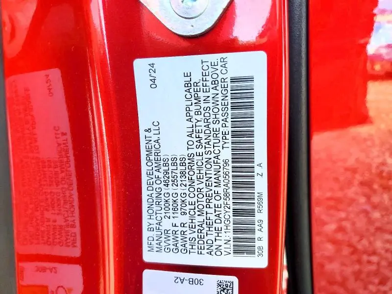 2024 HONDA ACCORD HYBRID SPORT  