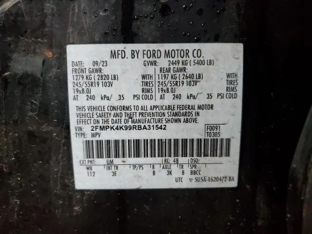 2024 FORD EDGE TITANIUM  