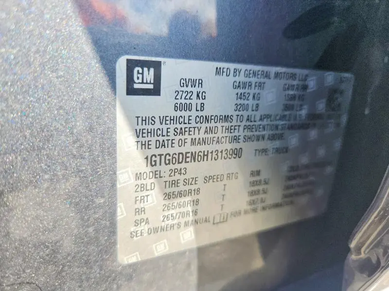 2017 GMC CANYON SLT  
