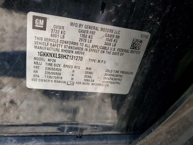 2017 GMC ACADIA DENALI  