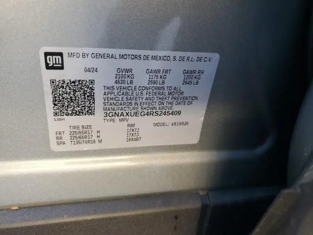 2024 CHEVROLET EQUINOX LT  