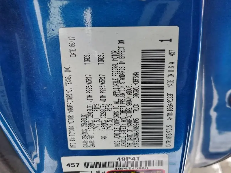 2017 TOYOTA TACOMA ACCESS CAB  