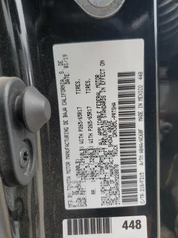 2019 TOYOTA TACOMA DOUBLE CAB  