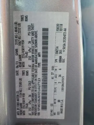 2014 FORD ESCAPE TITANIUM  