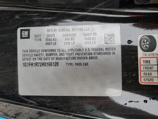 2017 CHEVROLET CAMARO SS  