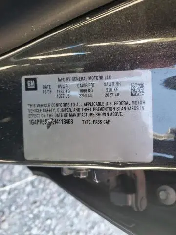 2017 BUICK VERANO SPORT TOURING  