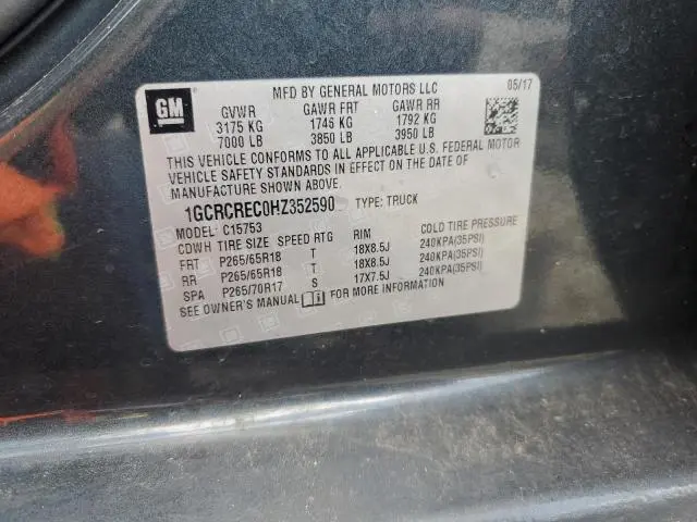 2017 CHEVROLET SILVERADO C1500 LT  