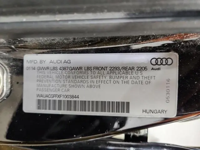 2015 AUDI A3 PREMIUM  