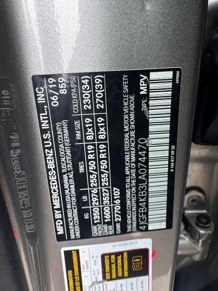 2020 MERCEDES-BENZ GLE 350 4MATIC  