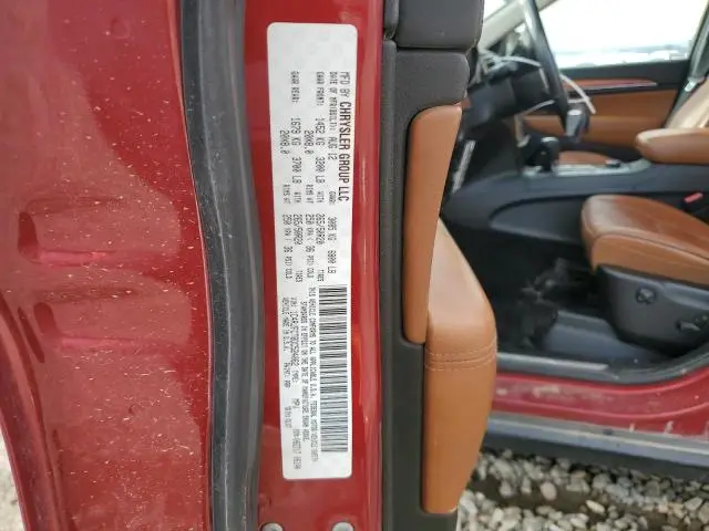 2013 JEEP GRAND CHEROKEE OVERLAND  