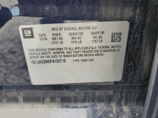 2015 CHEVROLET SONIC LS