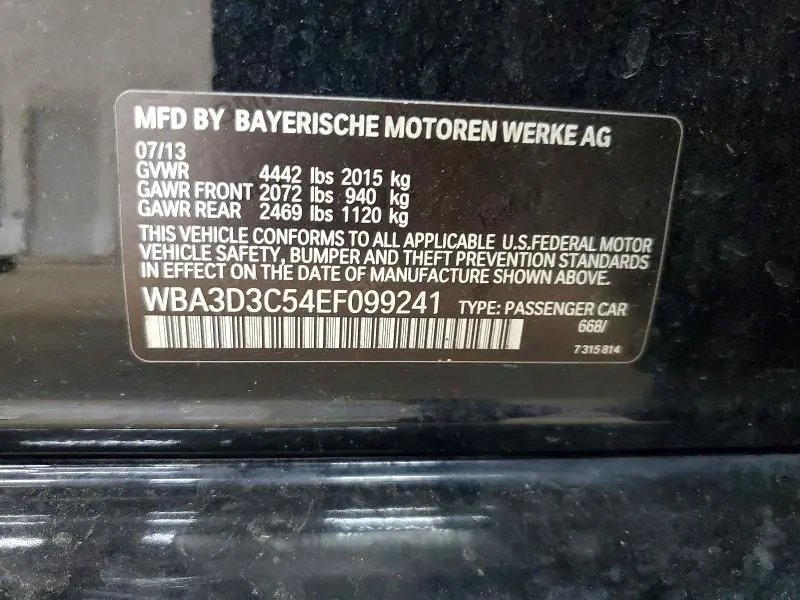 2014 BMW 328 D  