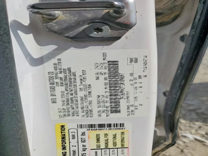 2018 FORD FUSION SE  