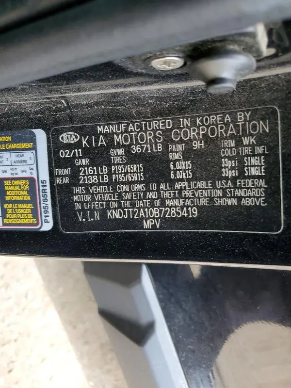 2011 KIA SOUL BASE  