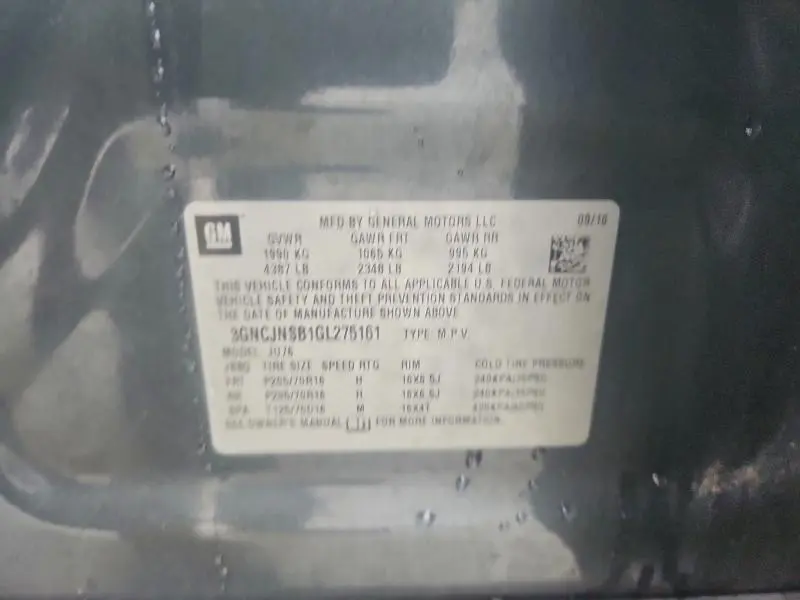 2016 CHEVROLET TRAX LS  