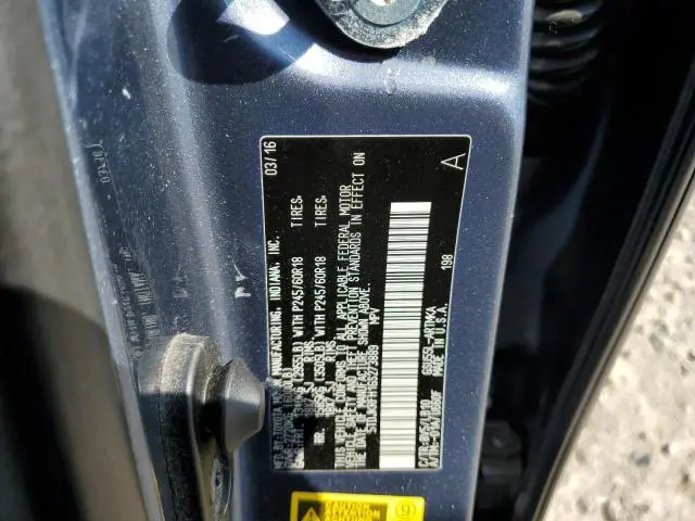 2016 TOYOTA HIGHLANDER XLE  