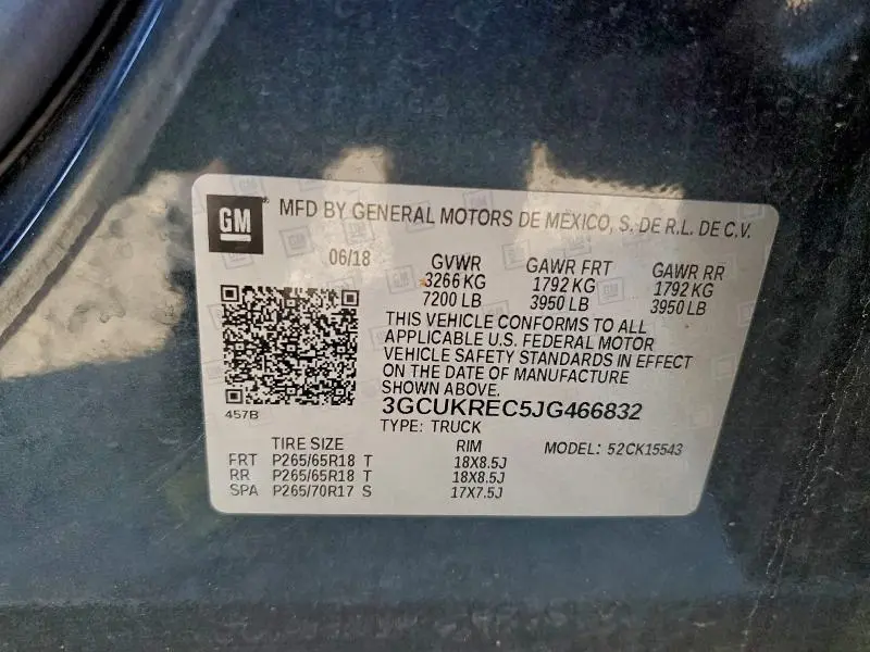 2018 CHEVROLET SILVERADO K1500 LT  