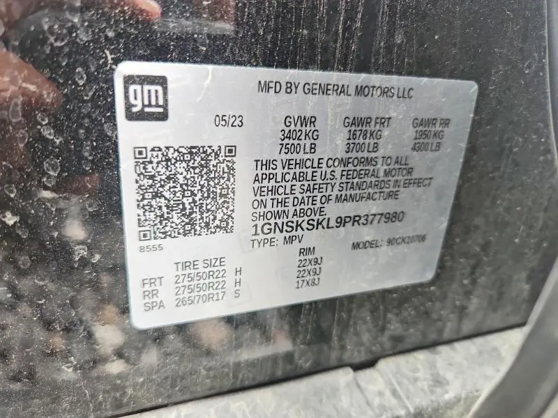 2023 CHEVROLET TAHOE K1500 PREMIER  