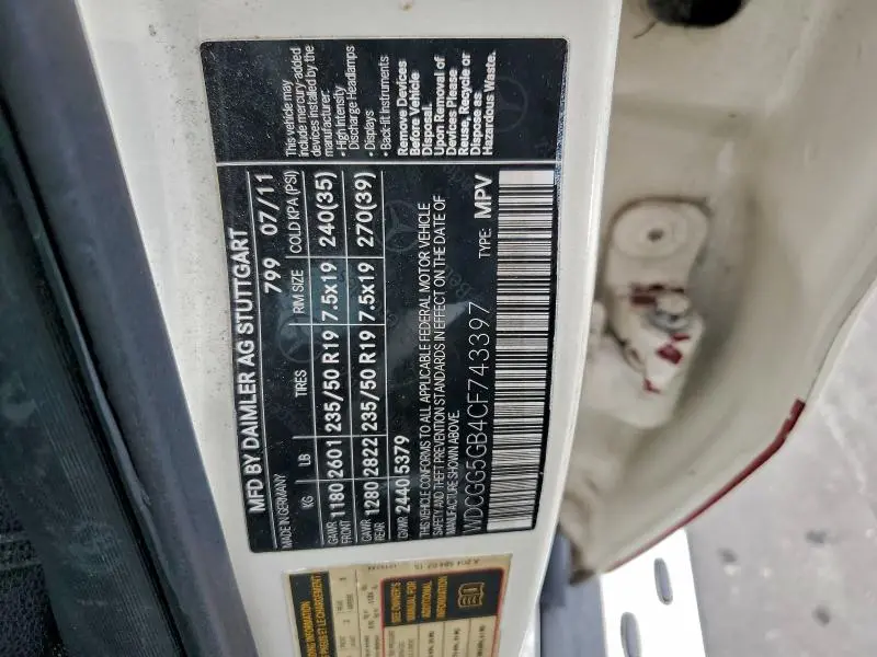 2012 MERCEDES-BENZ GLK 350  