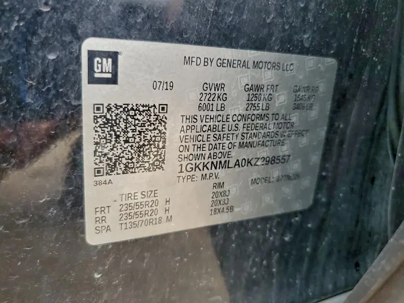 2019 GMC ACADIA SLT-1  