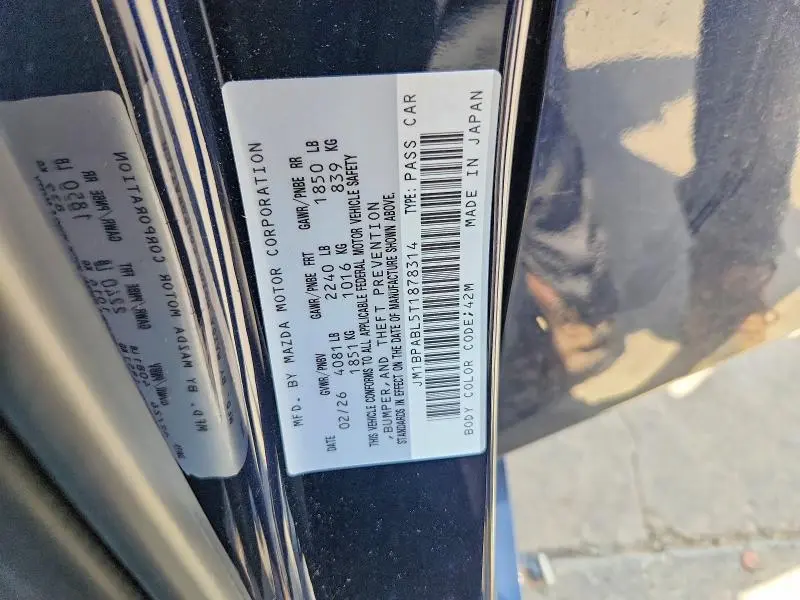 2026 MAZDA 3 SELECT SPORT  