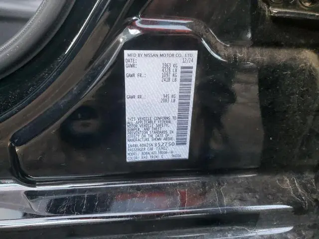 2025 NISSAN ALTIMA SV  