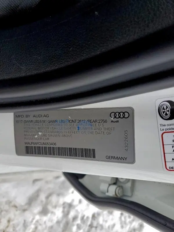 2018 AUDI A6 PREMIUM  