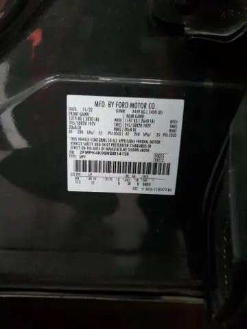 2022 FORD EDGE TITANIUM  