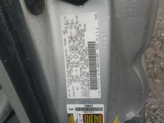 2013 TOYOTA TACOMA ACCESS CAB  